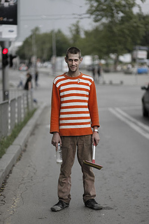 Crack head & window cleaner in Sofia : Singles and Tear Sheets : Charlotte Oestervang Photography