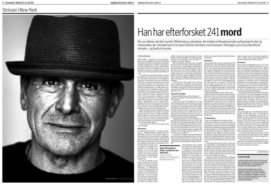 Retired homicide detective Louis Scarcella, Brooklyn North / Information : Singles and Tear Sheets : Charlotte Oestervang Photography