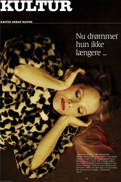 Oh Land : Singles and Tear Sheets : Charlotte Oestervang Photography