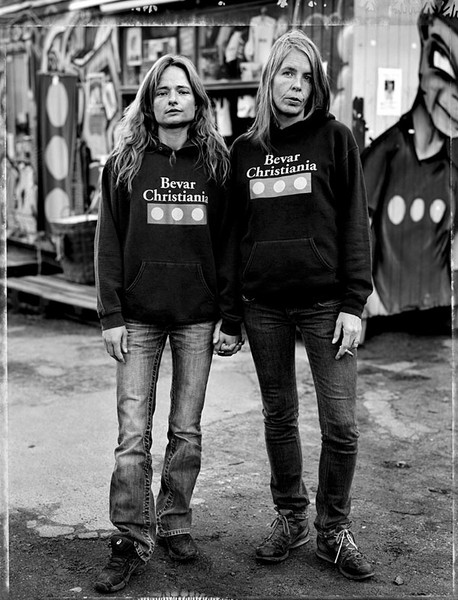 Rikke is gardener and lives in Rock Is Better Than A Fulltime Job. Luna works at the Moonfisher and lives in The Ark of Peace. They have dedicated their lifes to the Freetown. Luna is a loud speaker at the joint meetings : Freetown Christiania : Charlotte Oestervang Photography